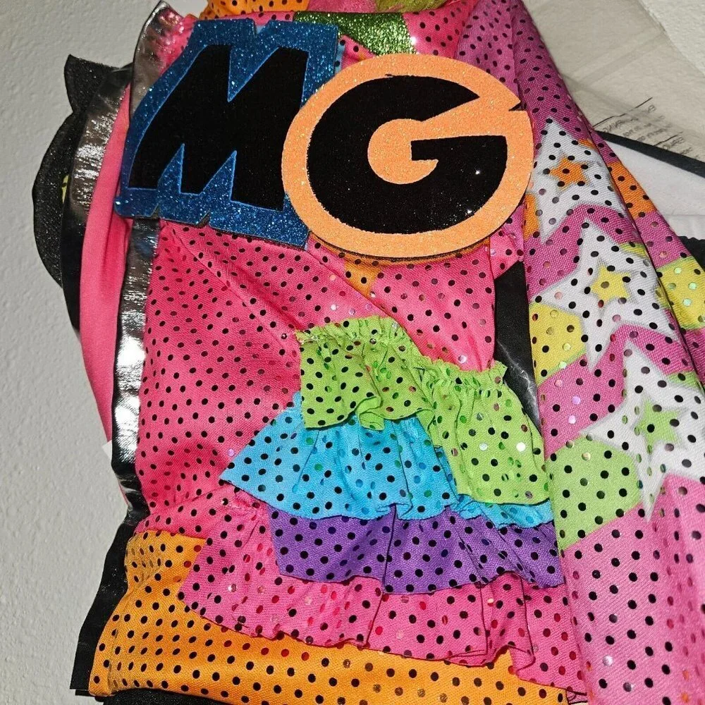 NEW Jojo Siwa XOMGPOP Halloween Costume Girls S 6/6X Jacket Skirt Shorts Rubie's